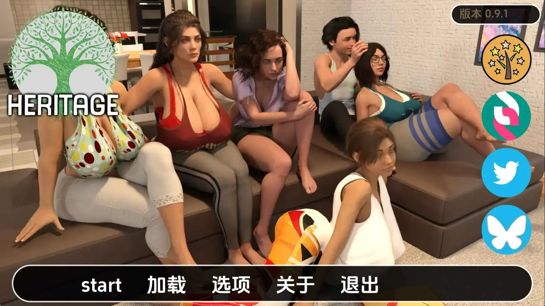 【欧美SLG/汉化/动态】继承遗产v0.9.1 AI版【PC+安卓/5.45G/更新】Heritage [v0.9.1]-米哈社